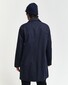 Gant 5 Buttons Long Cotton Car Coat Jas Avond Blauw