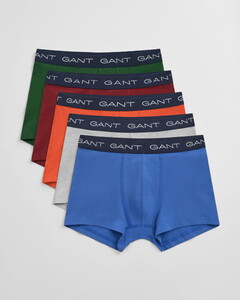 Gant 5Pack Solid Color Trunk Underwear Rich Blue