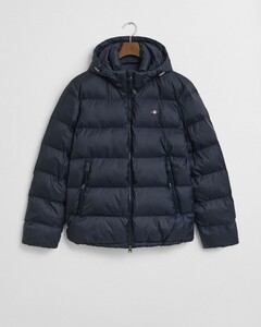 Gant Active Cloud Jacket Detachable Hood Evening Blue