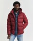 Gant Active Cloud Jacket Detachable Hood Plumped Red