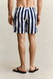 Gant Allover Block Stripe Swim Short Rich Navy