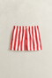 Gant Allover Block Stripe Swim Short Rose Red