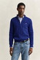 Gant Allover Cable Knit Cotton Half Zip Trui Blauw