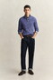 Gant Allover Cable Knit Cotton Half Zip Trui Blue Horizon