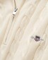 Gant Allover Cable Knit Cotton Half Zip Trui Cream