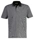 Gant Allover Micro Houndstooth Cotton Polo Zwart