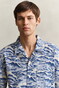 Gant Allover Pattern Resort Collar Short Sleeve Overhemd Vintage Blue