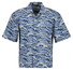 Gant Allover Pattern Resort Collar Short Sleeve Overhemd Vintage Blue
