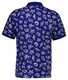 Gant Allover Seashell Pattern Polo Rich Navy