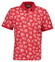 Gant Allover Seashell Pattern Polo Rose Red