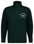 Gant American Sportswear Graphic Half Zip Pullover Tartan Green