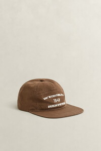 Gant Archive Camp Cap Mahogany Brown