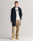 Gant Archive Graphic Chest Shield Print Crew Neck T-Shirt Wit