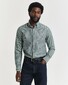 Gant Archive Organic Cotton Poplin Multi Stripe Overhemd Forest Green