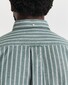 Gant Archive Organic Cotton Poplin Multi Stripe Overhemd Forest Green