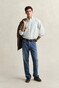 Gant Archive Oxford Stripe Organic Cotton Overhemd Washed Turquoise