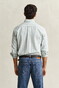 Gant Archive Oxford Stripe Organic Cotton Overhemd Washed Turquoise