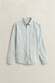 Gant Archive Oxford Stripe Organic Cotton Shirt Sky Blue