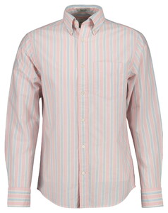 Gant Archive Oxford Stripe Organic Cotton Shirt Washed Pink