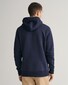 Gant Archive Shield Embroidery Hoodie Trui Avond Blauw