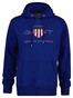 Gant Archive Shield Embroidery Hoodie Trui Blauw
