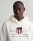 Gant Archive Shield Embroidery Hoodie Trui Eggshell