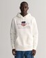 Gant Archive Shield Embroidery Hoodie Trui Eggshell