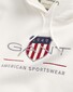 Gant Archive Shield Embroidery Hoodie Trui Eggshell