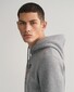 Gant Archive Shield Embroidery Hoodie Trui Grijs Melange