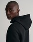 Gant Archive Shield Embroidery Hoodie Trui Zwart