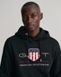 Gant Archive Shield Embroidery Hoodie Trui Zwart