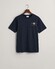 Gant Archive Shield Embroidery T-Shirt Avond Blauw