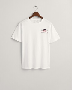 Gant Archive Shield Embroidery T-Shirt White