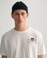 Gant Archive Shield Embroidery T-Shirt Wit