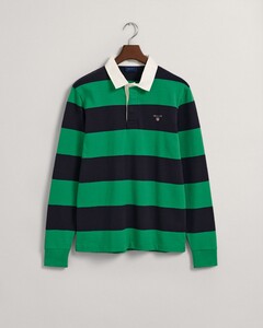 Gant Barstripe Heavy Rugger Pullover Mid Green