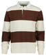 Gant Barstriped Cotton Polo Pullover Trui Cream
