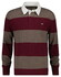 Gant Barstriped Lambswool Rugger Trui Deep Grape Wine