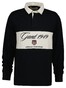 Gant Blocked 1949 Shield Graphic Heavy Rugger Trui Zwart