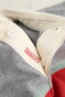Gant Blocked Stripe Heavy Rugger Trui Grijs Melange