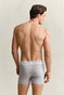 Gant Boxer Briefs 3Pack Uni Color Ondermode Licht Grijs