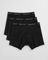 Gant Boxer Briefs 3Pack Uni Color Ondermode Zwart