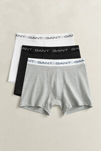 Gant Boxer Briefs 3Pack Uni Color Underwear Light Grey