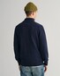 Gant Casual Cotton Half Zip Rib Endings Trui Avond Blauw