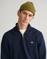 Gant Casual Cotton Half Zip Rib Endings Trui Avond Blauw
