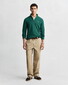 Gant Casual Cotton Half Zip Rib Endings Trui Deep Forest Green