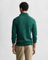 Gant Casual Cotton Half Zip Rib Endings Trui Deep Forest Green