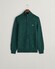 Gant Casual Cotton Half Zip Rib Endings Trui Groen