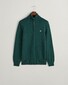 Gant Casual Cotton Half Zip Rib Endings Trui Groen
