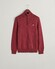 Gant Casual Cotton Half Zip Rib Endings Trui Plumped Red