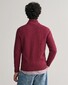 Gant Casual Cotton Half Zip Rib Endings Trui Plumped Red